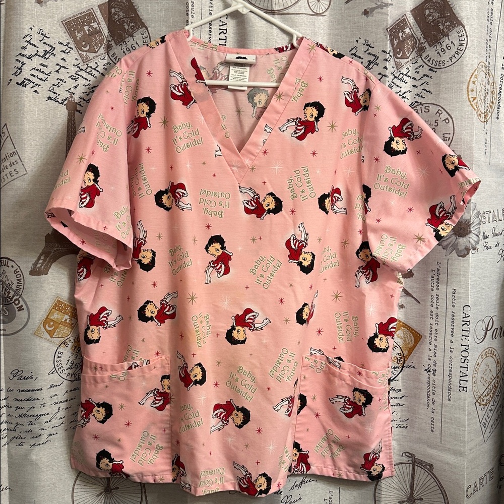 BETTY BOOP Nurses Scrub FREE SHIPPING